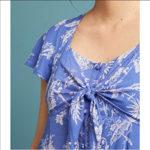 Maeve Jill Flutter-Sleeve Dress - Picture 3 of 8